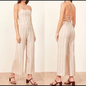 NWT reformation jagar positano jumpsuit